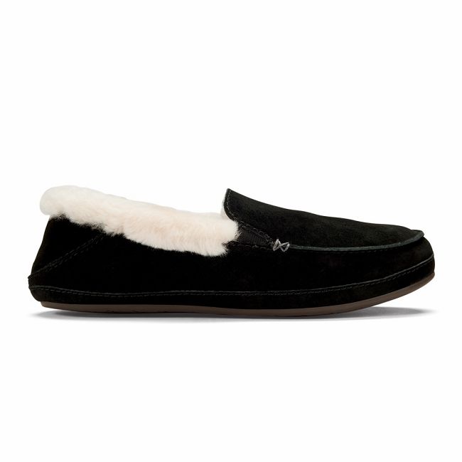 Olukai Women's Ku Una Slipper - Black US279-354